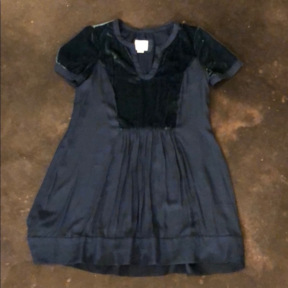 Anthropologie Dress with Velvet Top